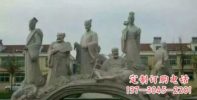 苏州八仙过海石雕222