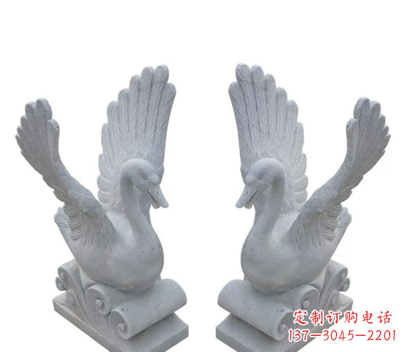 苏州白天鹅石雕