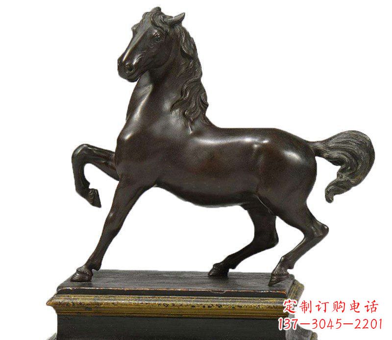 苏州办公招财马动物铜雕塑