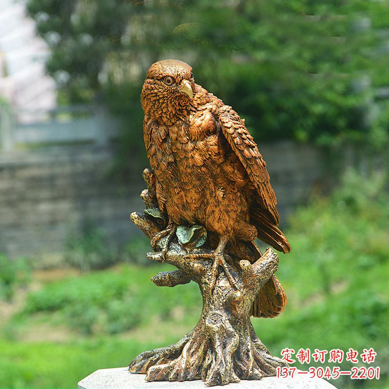 苏州玻璃钢仿铜仿真老鹰雕塑