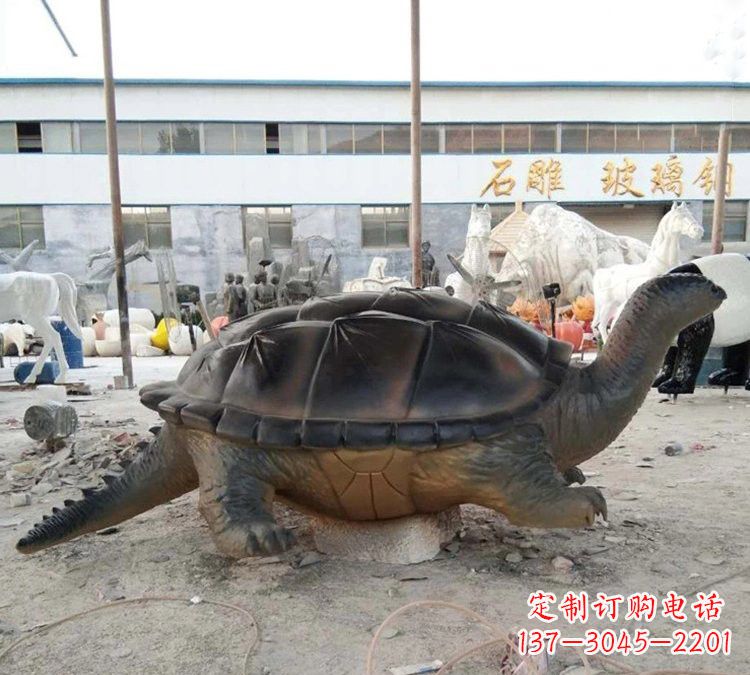 苏州玻璃钢仿真大型乌龟雕塑