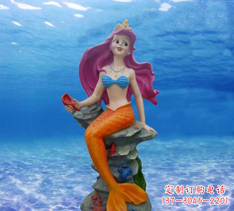 苏州玻璃钢雕刻的美人鱼