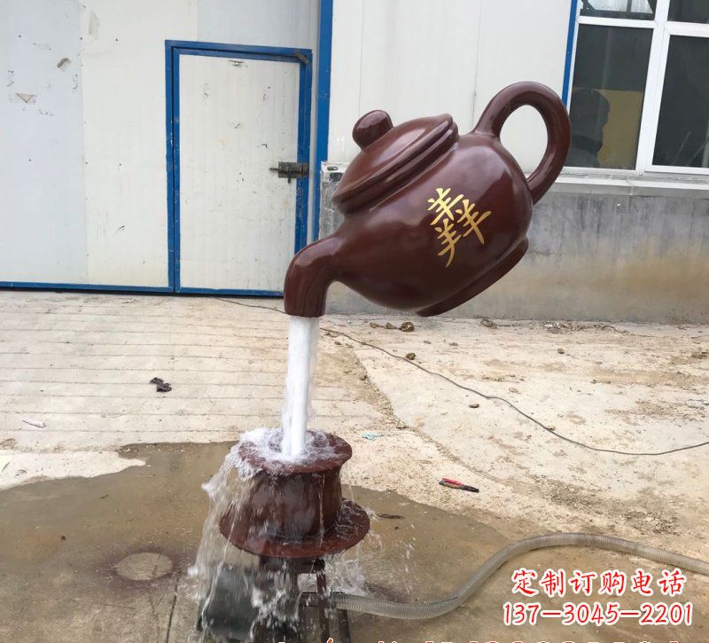 苏州玻璃钢茶壶雕塑——精致细腻的艺术品