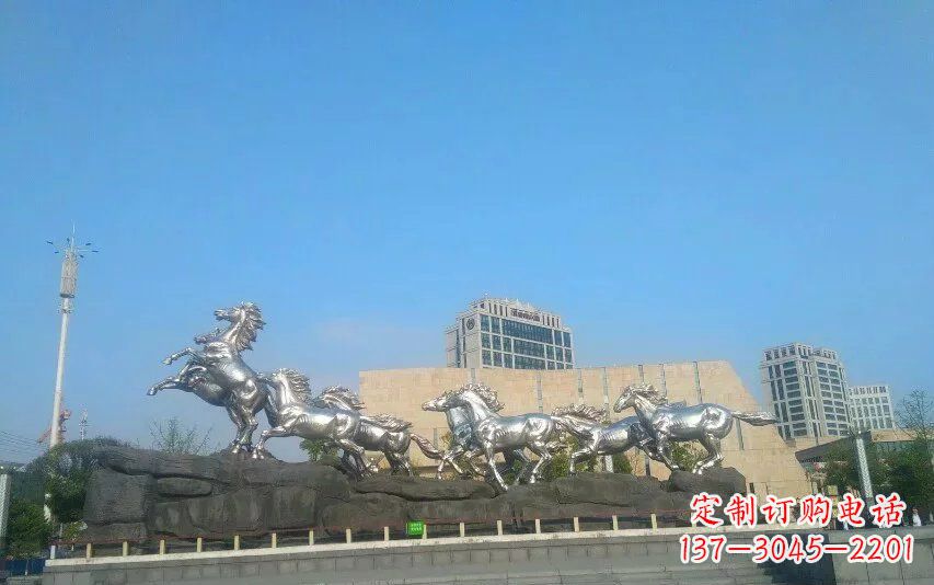 苏州不锈钢动物雕塑精美的艺术品