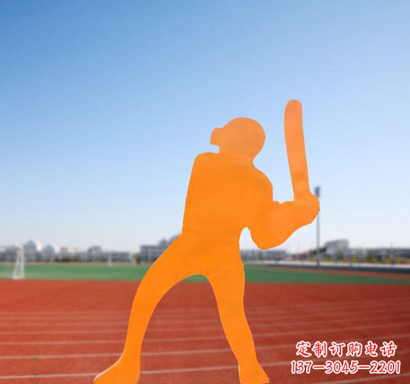 苏州棒球运动人物雕塑传承棒球精神