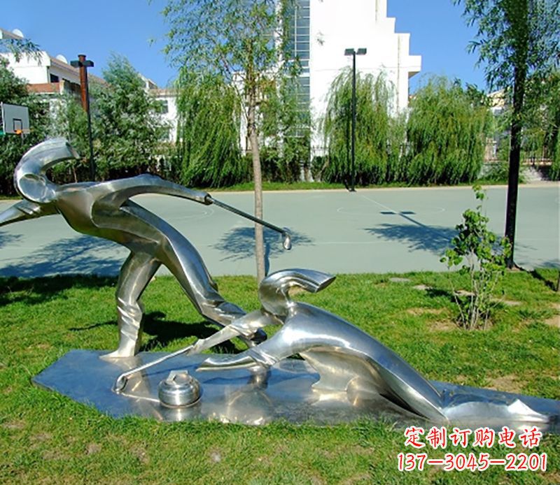 苏州不锈钢冰壶雕塑艺术与实用的完美结合
