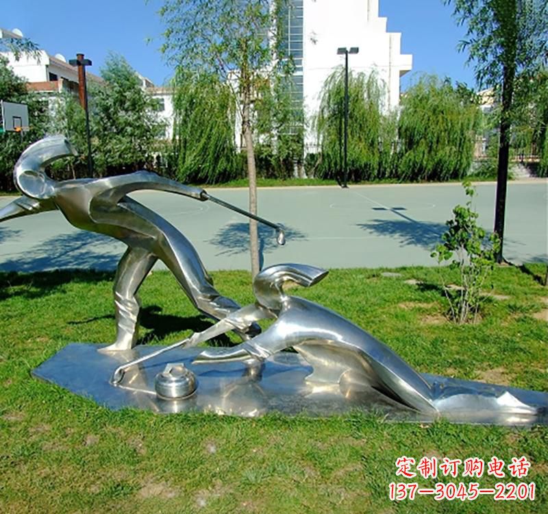 苏州不锈钢冰壶雕塑——一种艺术形式