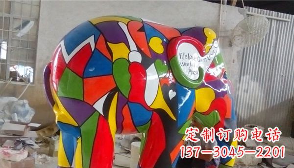苏州不锈钢大象雕塑点缀景观的精美艺术品