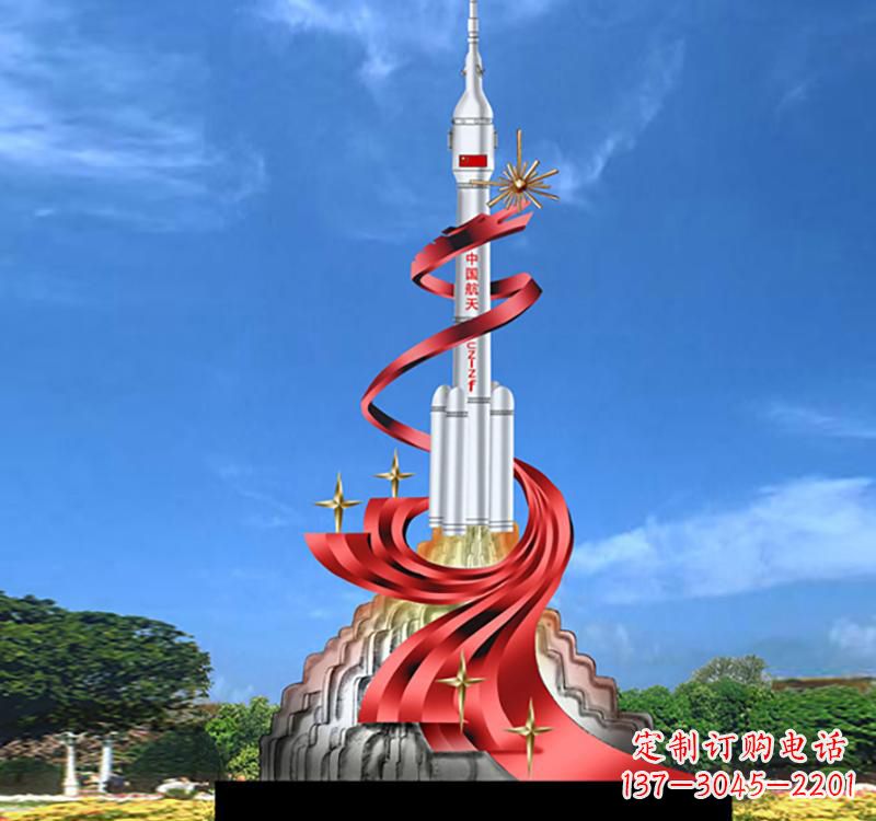 苏州嫦娥飞天——不锈钢嫦娥雕塑