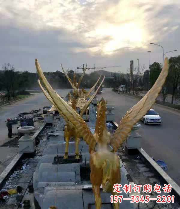 苏州不锈钢城市飞龙——雕塑作品精美绝伦