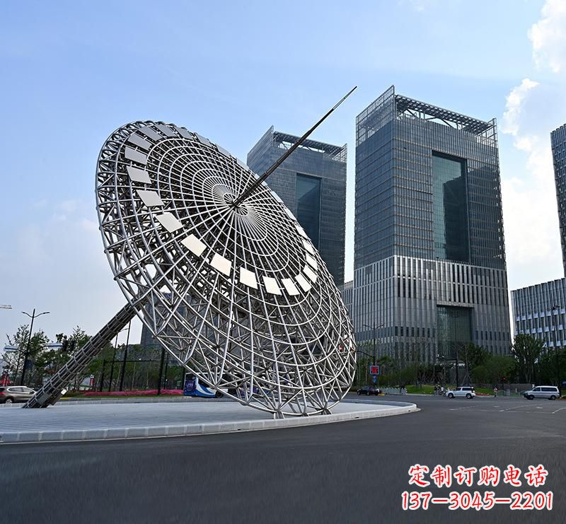苏州不锈钢城市璀璨的摩天轮雕塑