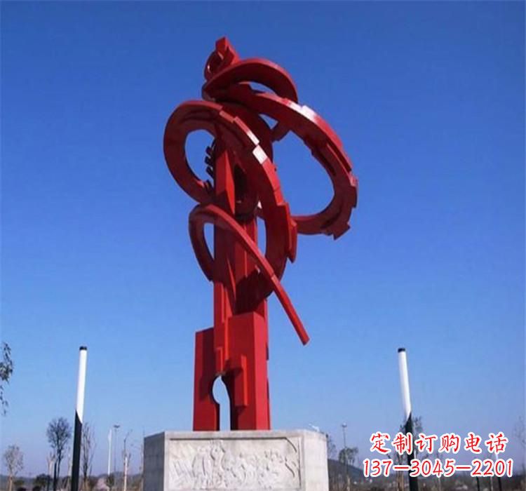 苏州不锈钢齿轮雕塑把技术艺术完美结合