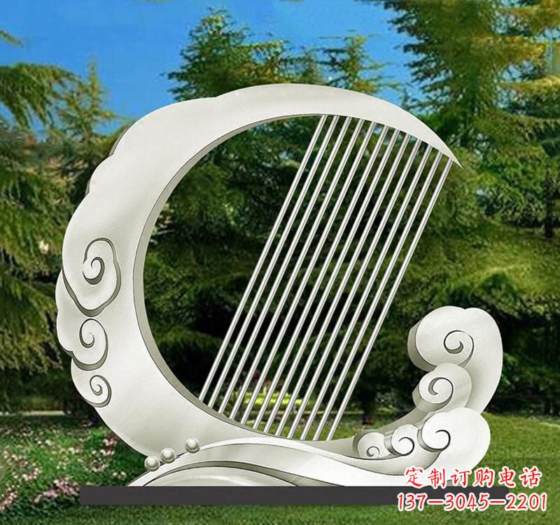 苏州精美的不锈钢月亮雕塑