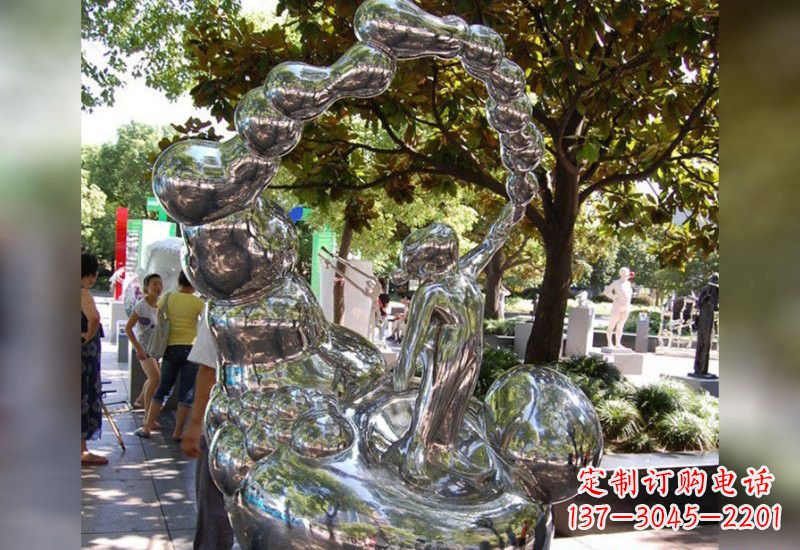 苏州精美不锈钢儿童雕塑
