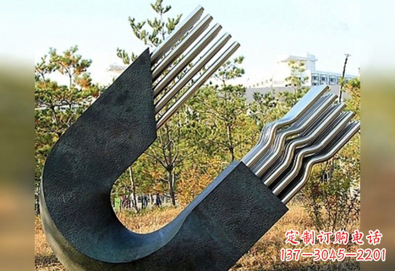 苏州不锈钢磁铁雕塑绚丽多彩的艺术珍品