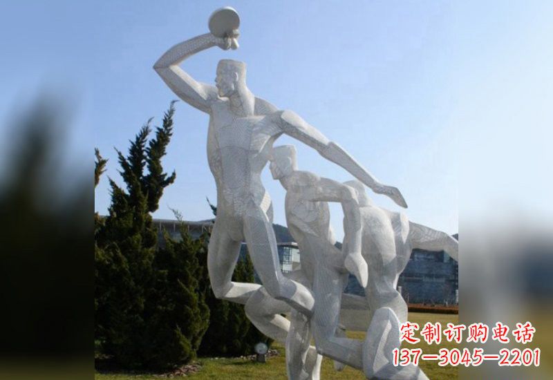 苏州精致的乒乓球雕塑