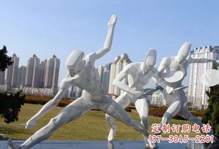苏州精致不锈钢羽毛球雕塑