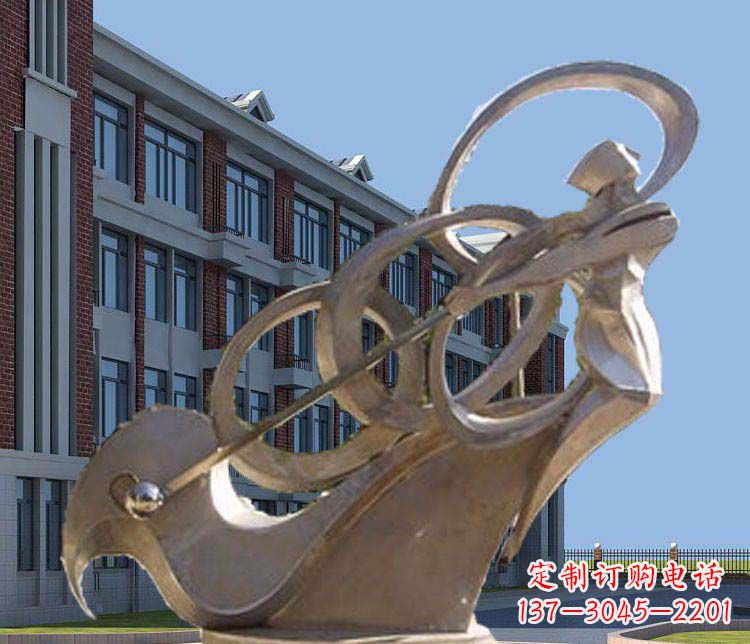 苏州不锈钢制作的高尔夫球人物雕塑