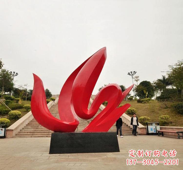 苏州不锈钢火苗雕塑艺术之灵感