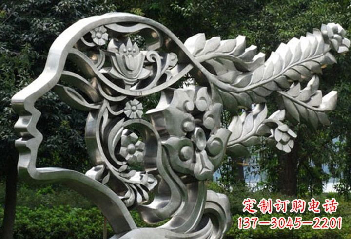 苏州不锈钢美女雕塑一种流行的艺术形式