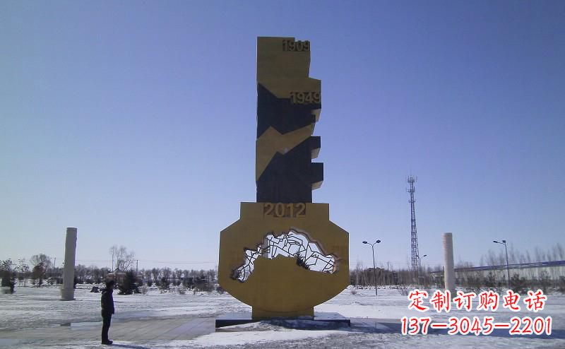 苏州不锈钢抽象钥匙雕塑——精美装饰品