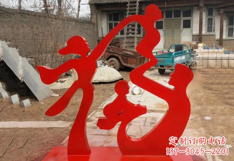 苏州不锈钢福字雕塑给家庭带来更多福气