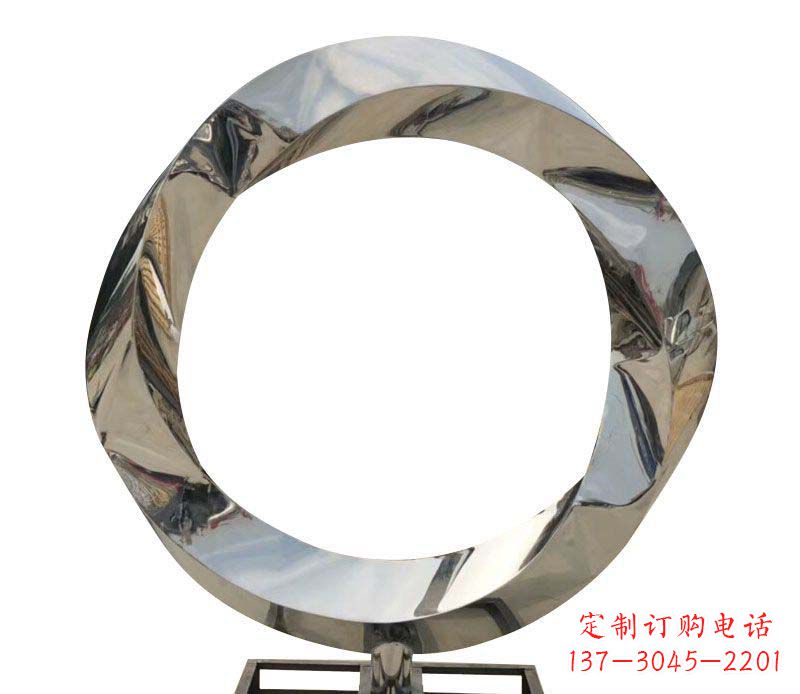 苏州不锈钢圆环雕塑——精美而优雅