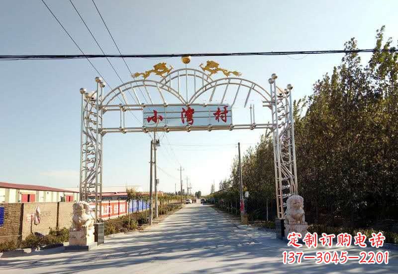 苏州不锈钢牌坊雕塑让美丽的传统永存