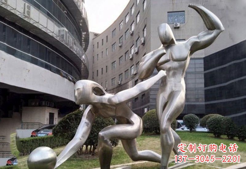 苏州不锈钢保龄球雕塑——精美绝伦