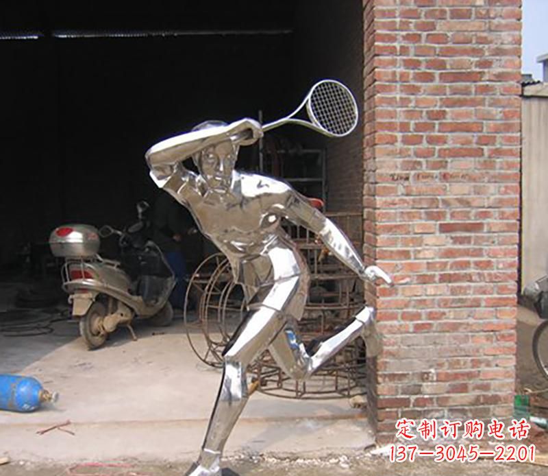 苏州不锈钢羽毛球雕塑