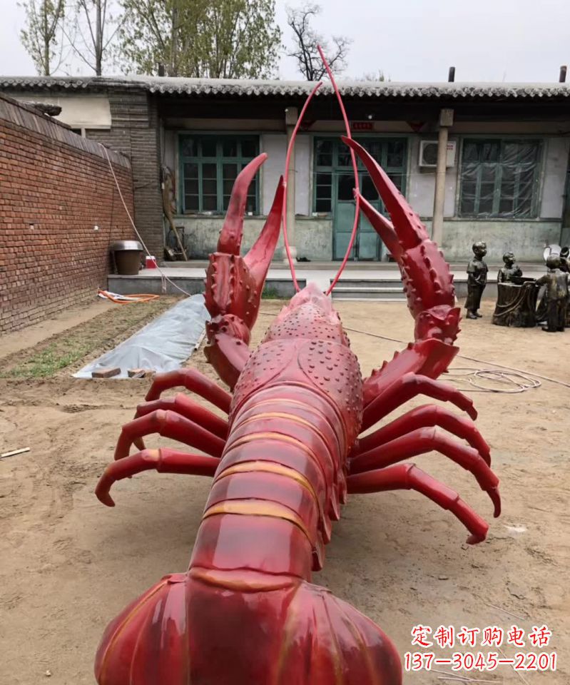苏州不锈钢大龙虾雕塑雕塑之美