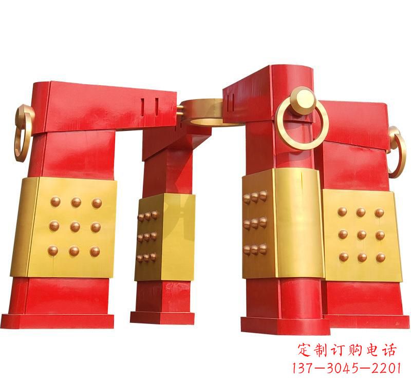 苏州不锈钢大型拱门雕塑——传承文化精髓