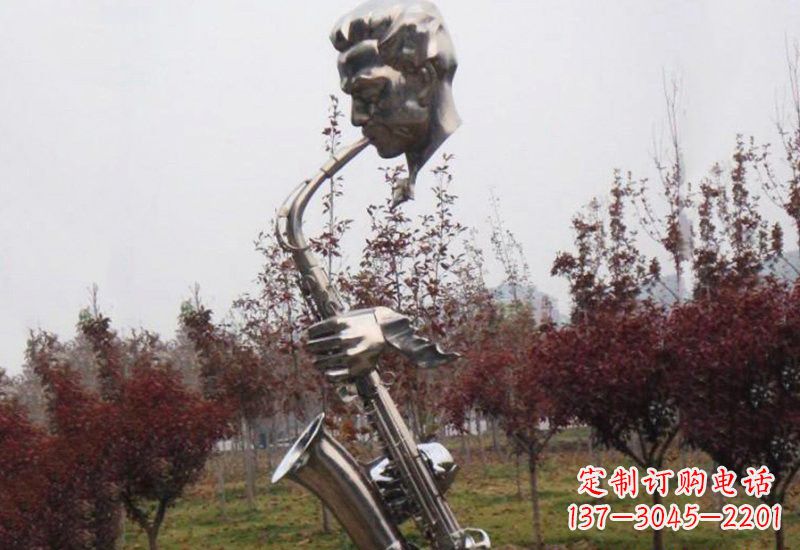 苏州不锈钢萨克斯雕塑艺术与音乐的结合