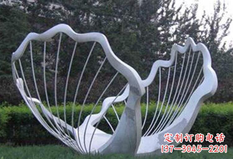 苏州不锈钢公园的镂空贝壳雕塑