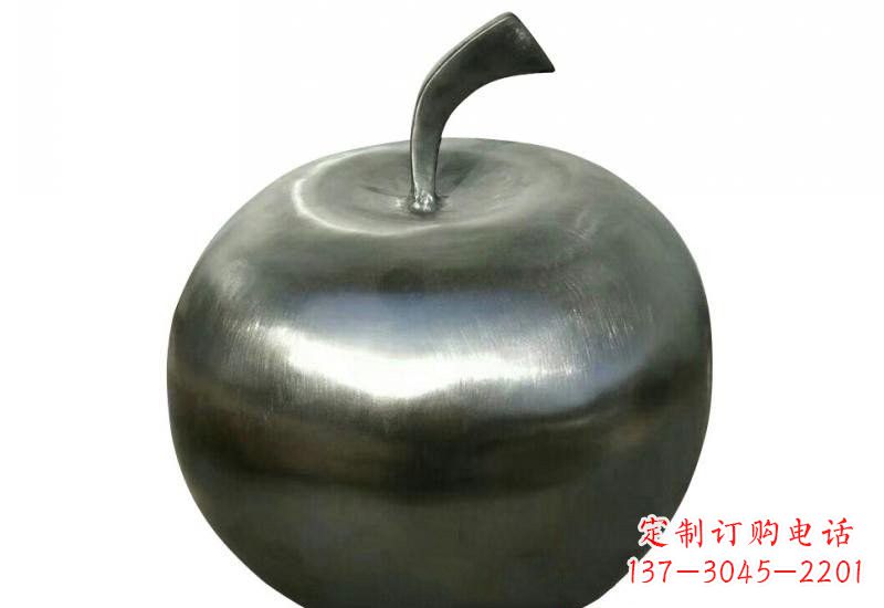 苏州不锈钢苹果雕塑精美的艺术之作