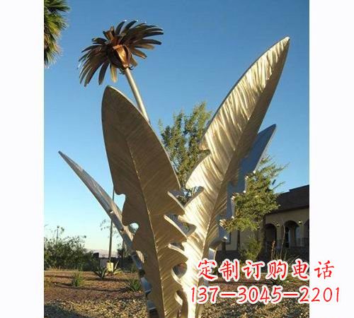苏州不锈钢蒲公英雕塑——点缀公园美景