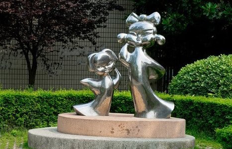 苏州不锈钢古代儿童雕塑让每个孩子都有一个家