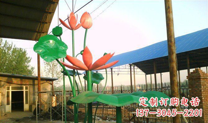 苏州不锈钢荷叶雕塑精美而优雅
