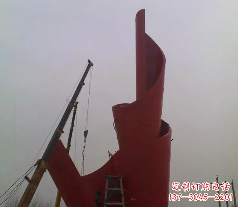 苏州不锈钢火炬雕塑点燃社会进步的火炬