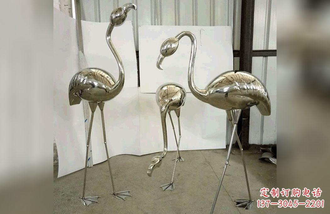 苏州不锈钢火烈鸟——雕塑之美
