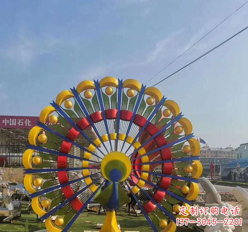 苏州不锈钢孔雀雕塑艺术的精美表达