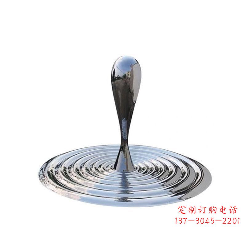 苏州不锈钢景区水滴雕塑精美绝伦