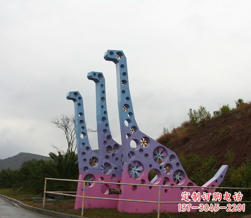 苏州不锈钢恐龙雕塑精致的古代艺术