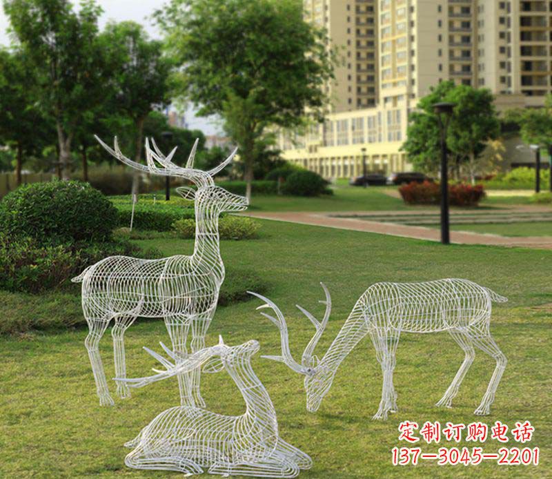 苏州精美梅花鹿雕塑,传承祖先文化瑰宝