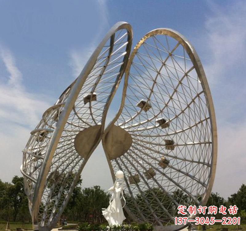 苏州不锈钢美陈贝壳雕塑精美的艺术品
