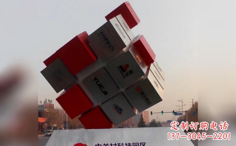苏州不锈钢魔方雕塑艺术精灵的精彩表现