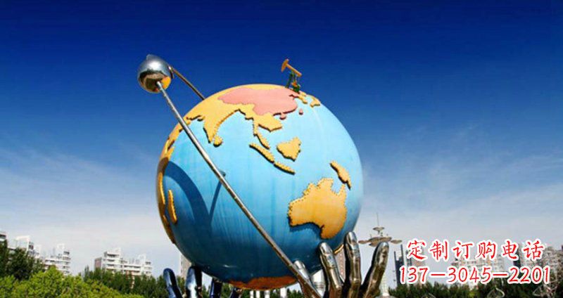 苏州不锈钢地球雕塑一个充满环保意义的艺术品