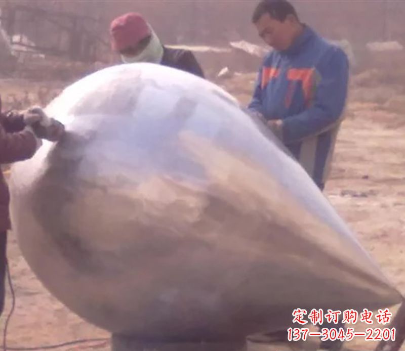 苏州不锈钢水滴雕塑精致美丽的艺术品