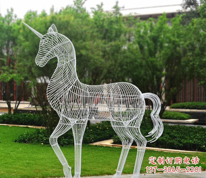 苏州不锈钢马雕精美艺术品