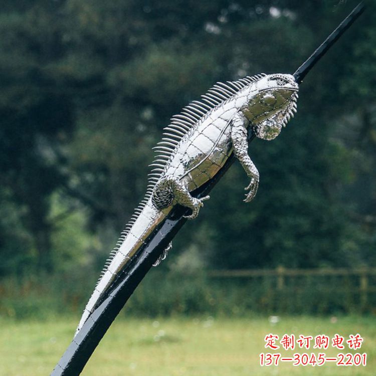 苏州不锈钢蜥蜴雕塑艺术的精美体现